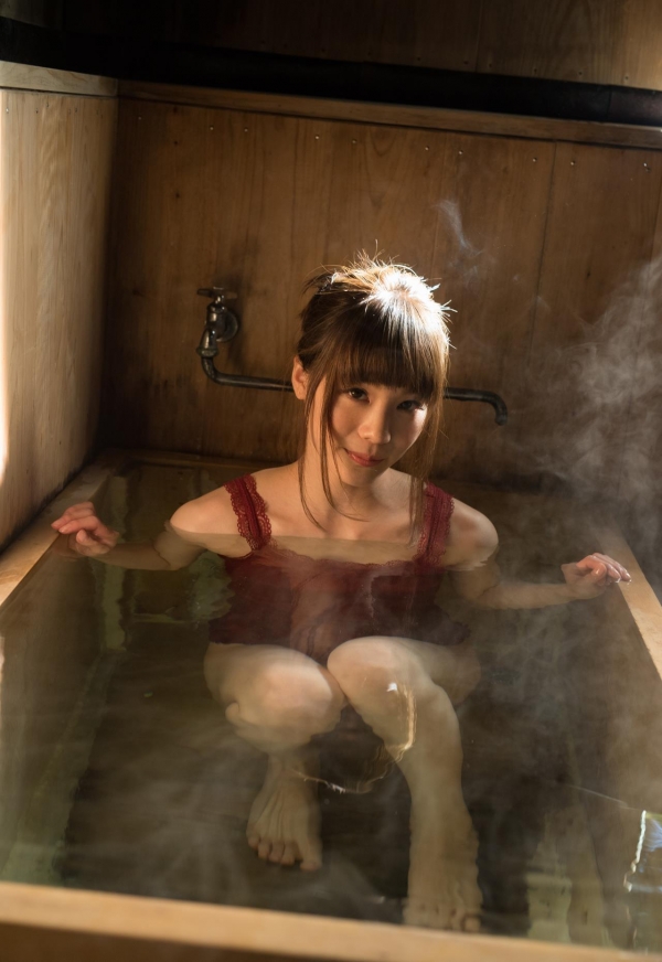 美女の入浴画像 湯けむり温泉でしっとり130枚の090枚目