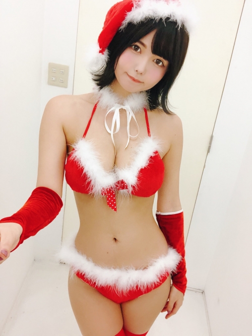 九条ねぎ　サンタガール コスプレ Cute Santa-Girls Cosplay 98