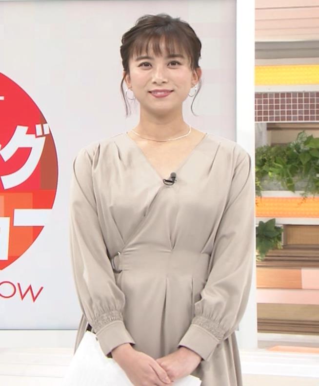 山本雪乃アナ　お辞儀で胸元チラキャプ・エロ画像